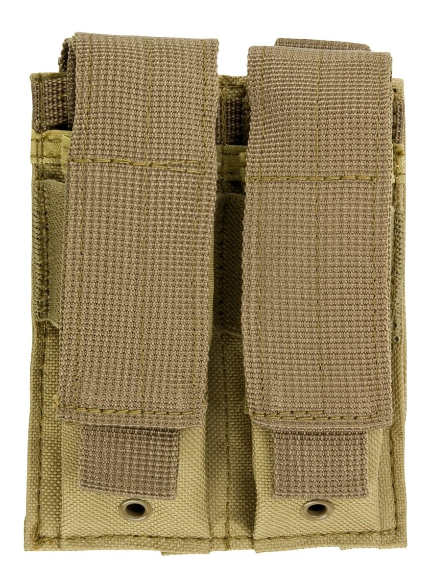 NcSTAR Vism by Double Pistol Mag Pouch/Tan