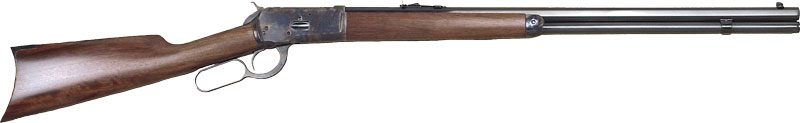 Cimarron Model 1892 45COLT 24in LVR RFL OCT BBL Color Case Hrdnd Blued