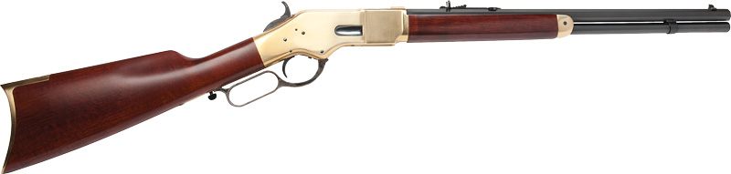 Cimarron 1866 Yellowboy 24in 38SPL RFL Lever Octagon BBL Brass REC