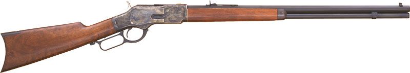 Cimarron 1873 Sporting 357/38 24in Octagon CC/Blued Walnut