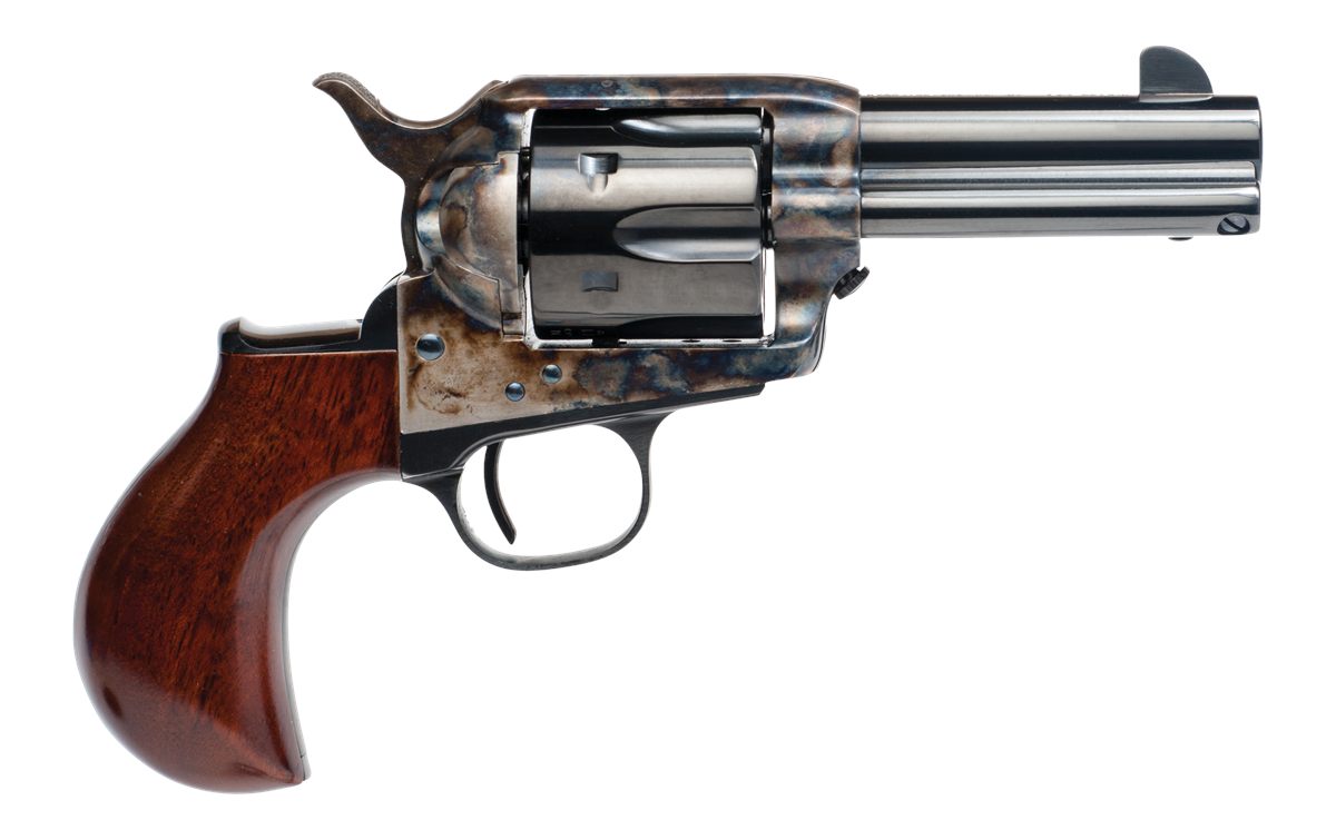 Cimarron CA346 Model P Thunder 45 Colt (Long 6 Shot 3.50in Blued Stainless