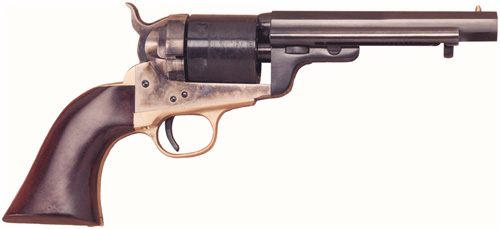 Cimarron 1860 Richards-Mason 38SPL 5.5in FS CC/Blued Walnut