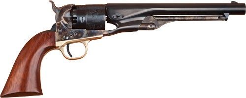 Cimarron F.A CA040 1860 Army .44 Cal 8in 6 Shot Color Case Hardened Blued F view 3