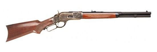 Cimarron Firearms Texas Brush Popper 18in LVR RFL 357MAG Case Color/Walnut