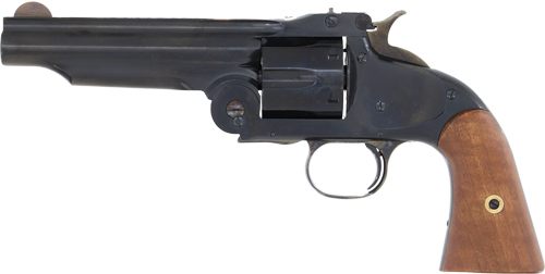 Cimarron Firearms NO.3 American 45LC 1ST Model 5in FS Blued Walnut view 2