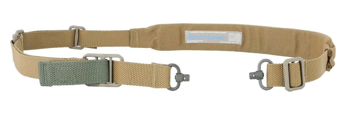 Blue Force Gear VCASPB200AACB Vickers Push Button Sling Coyote Brown Cordur