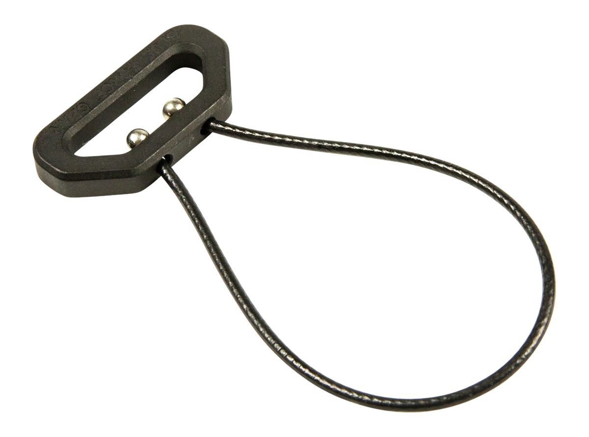 Blue Force Gear UWL325BK Universal Wire Loop Anodized Black 6061-T6 Aluminu