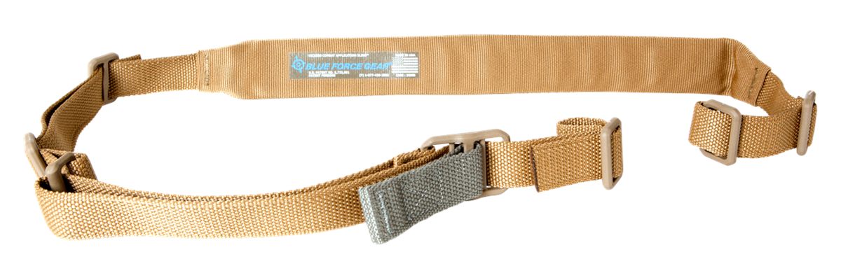Blue Force Gear Vickers Padded 2-Point Sling with Acetal Hardware Coyote Br