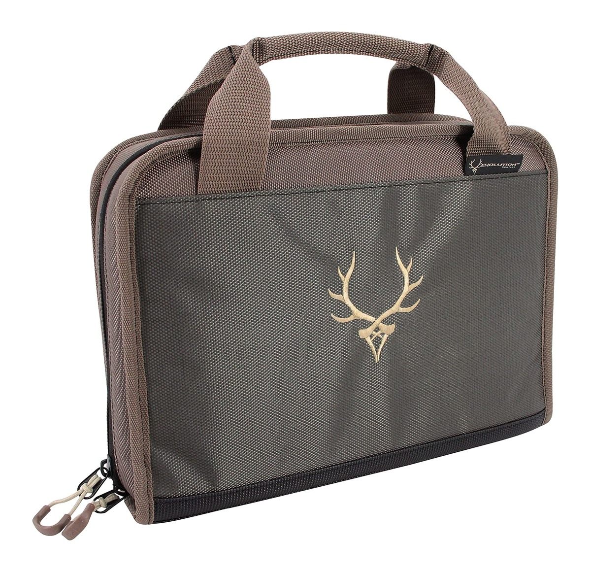 Evolution Outdoor Marksman Series Double Pistol Case 13 in., 1680D, Green