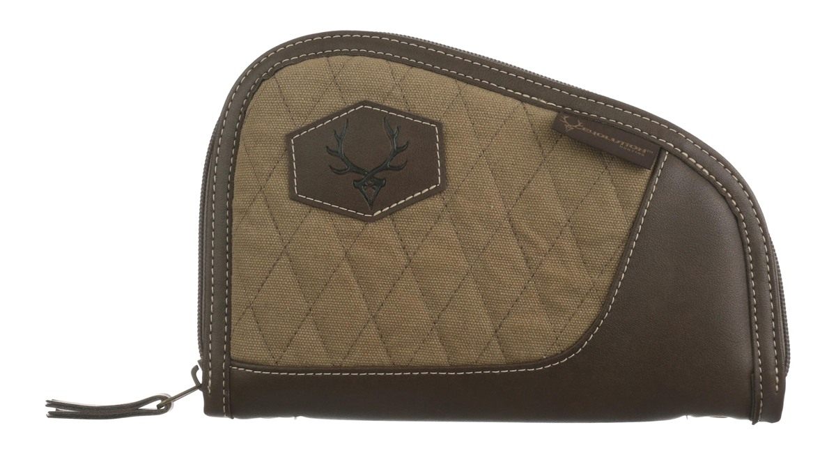 Evolution Outdoor President Series Quilted Pistol Case - 8in inch, Khaki, H