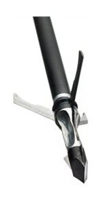 Grim Reaper Broadhead Razortip 3-Blade 100GR 1 3/8in CUT view 3