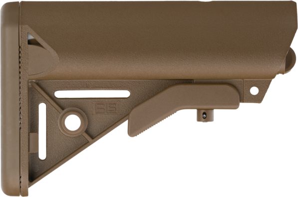 B5 Systems SOP1076 Enhanced Sopmod Coyote Brown Synthetic for AR-Platform w view 2