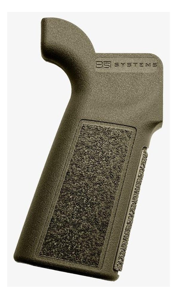 B5 Systems PGR1134 Type 23 P-Grip OD Green Polymer, Aggressive Textured, Fi view 2