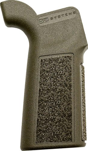 B5 Systems PGR1134 Type 23 P-Grip OD Green Polymer, Aggressive Textured, Fi view 3