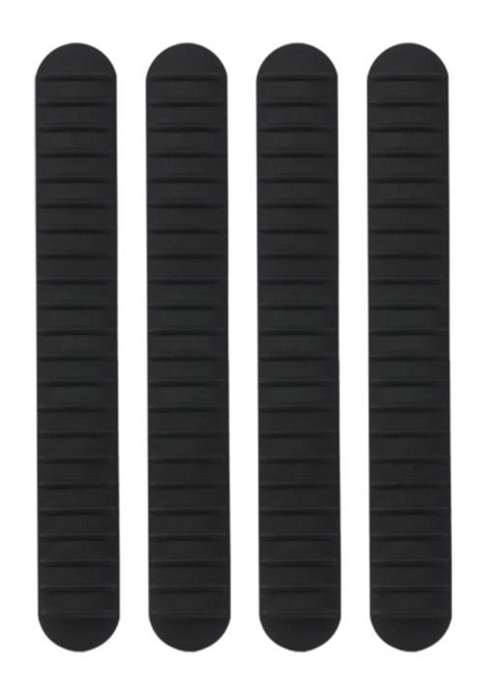 B5 SYSTEMS RAIL COVER M-LOK BLACK 3 SECTION 4-PACK