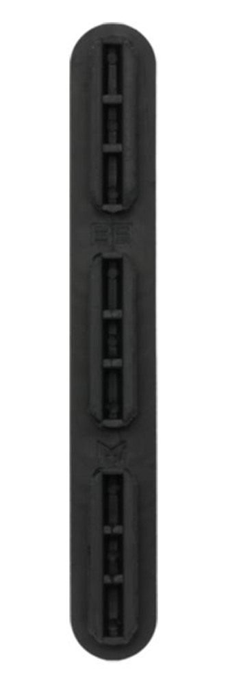 B5 SYSTEMS RAIL COVER M-LOK BLACK 3 SECTION 4-PACK view 3