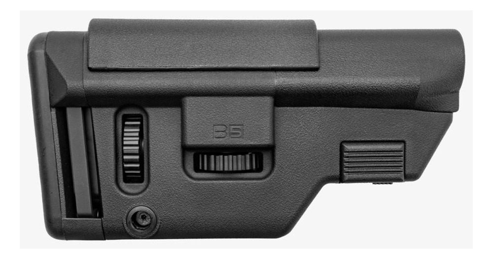 B5 Systems Precision Black Synthetic Adjustable with Cheek Riser Fits AR-Pl
