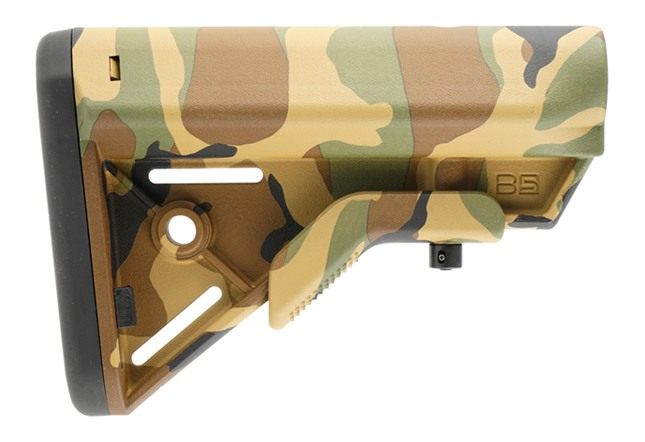 B5 SYSTEMS BRAVO STOCK MIL-SPEC WOODLAND