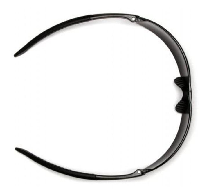 Pyramex Safety Provoq Glasses Black with Clear Lens view 3