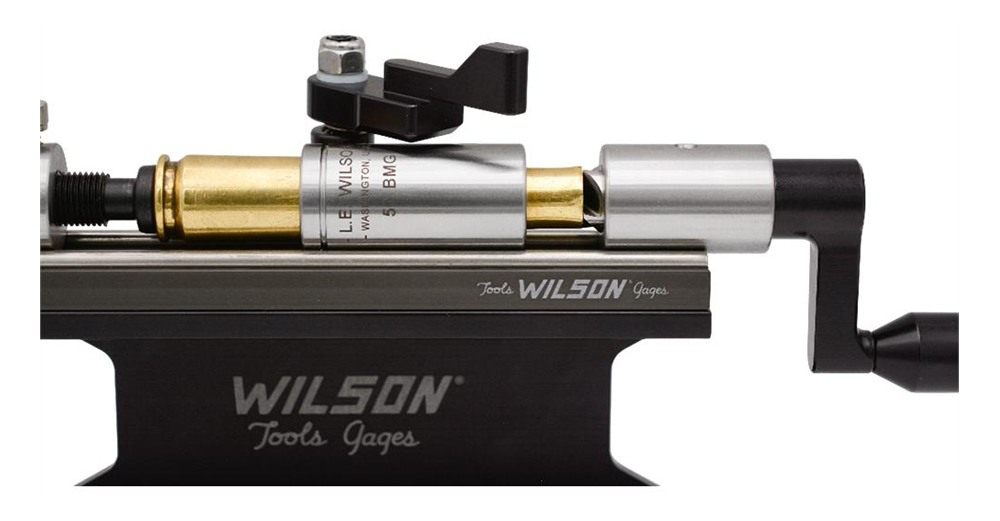 L.E. Wilson Stainless Case Trimmer Kit with Micro-Adjust Stop .50 Cal wtih