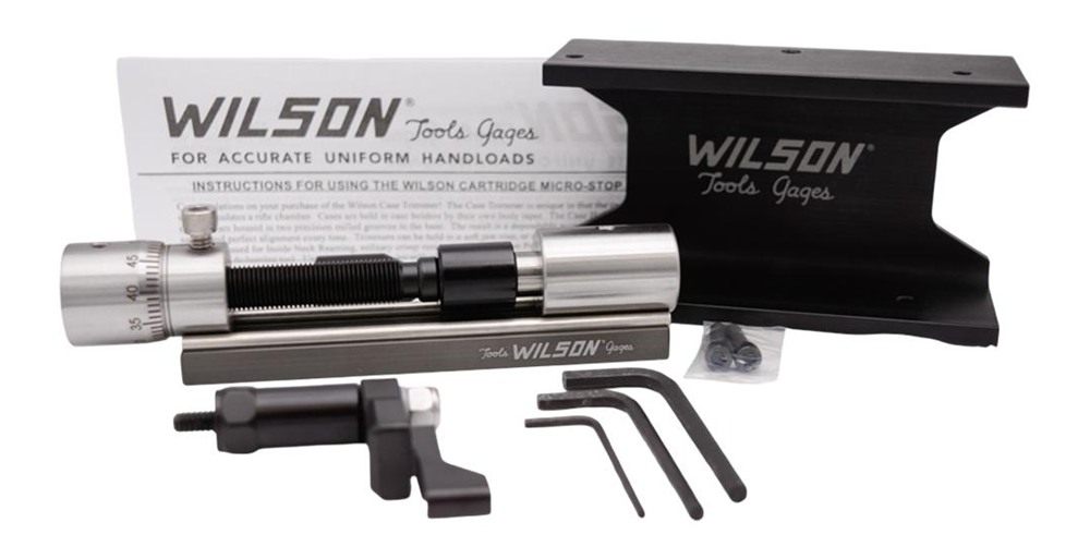 L.E. Wilson Case Trimmer Kit 17-45 w/ Micro Adj includes Stand Clamp/TiN Cu view 2