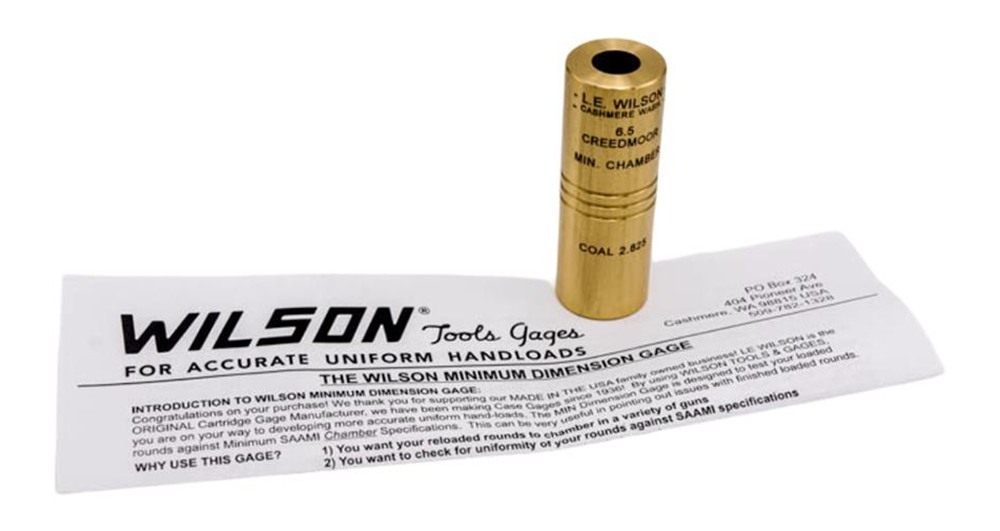 L.E. Wilson Brass Minimum Dimension Gage Saami Chamber .308 Win