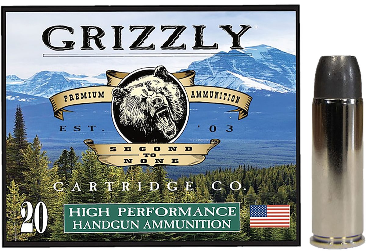 Grizzly Ammo GC45C+P14 45 Colt+P 335gr Wide Long Nose Gas Check 20 Per Box/