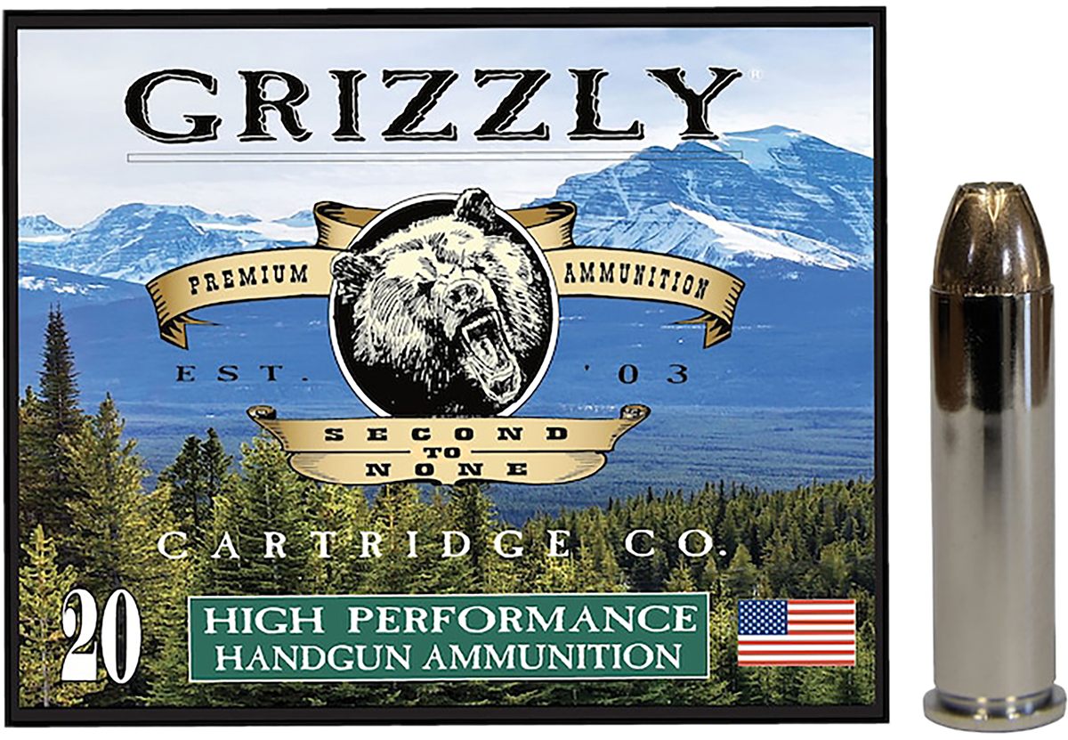 Grizzly Ammo GC357M9 357 Mag 148gr Jacketed Hollow Point 20 Per Box/10 Case
