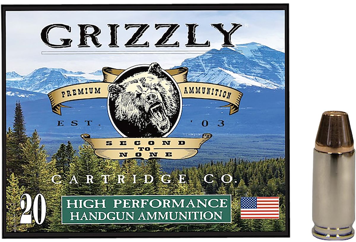 Grizzly Ammo GC9+P+39mm+P Luger 47gr Full Metal Jacket Flat Point 20 Per Bo