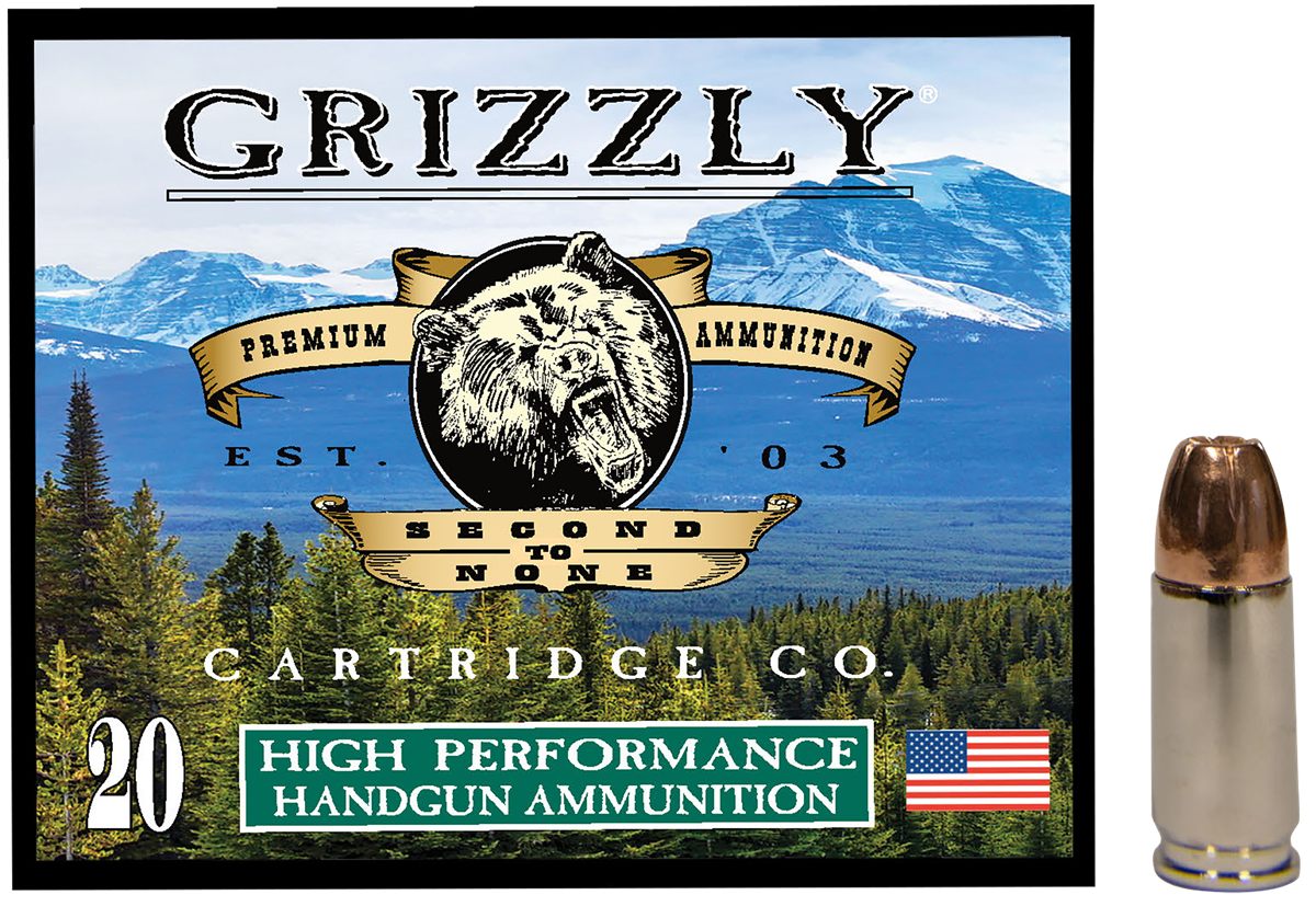 Grizzly Ammo GC9+P+CM99mm+P Luger 115gr Jacketed Hollow Point 20 Per Box/10
