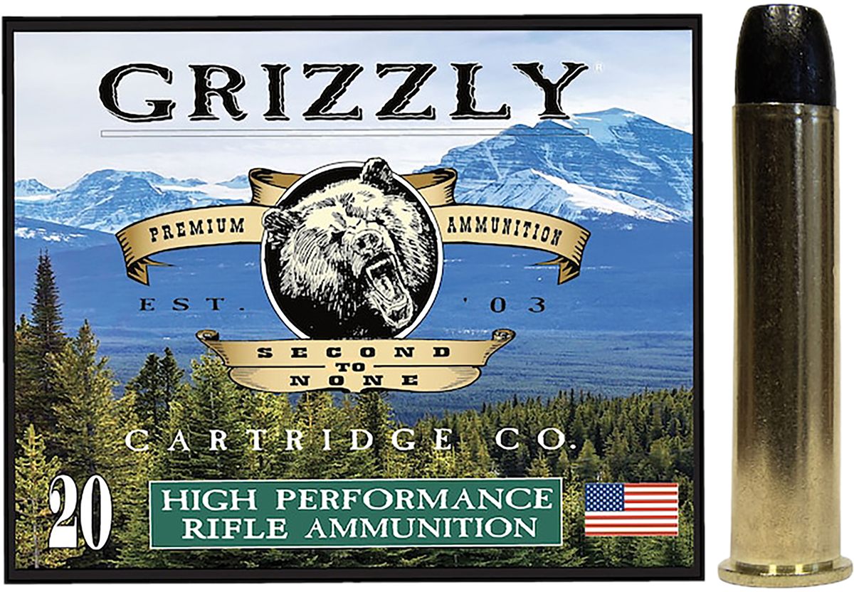 Grizzly Ammo GC45/701 45-70 Gov 405gr Round Nose Flat Point 20 Per Box/10 C