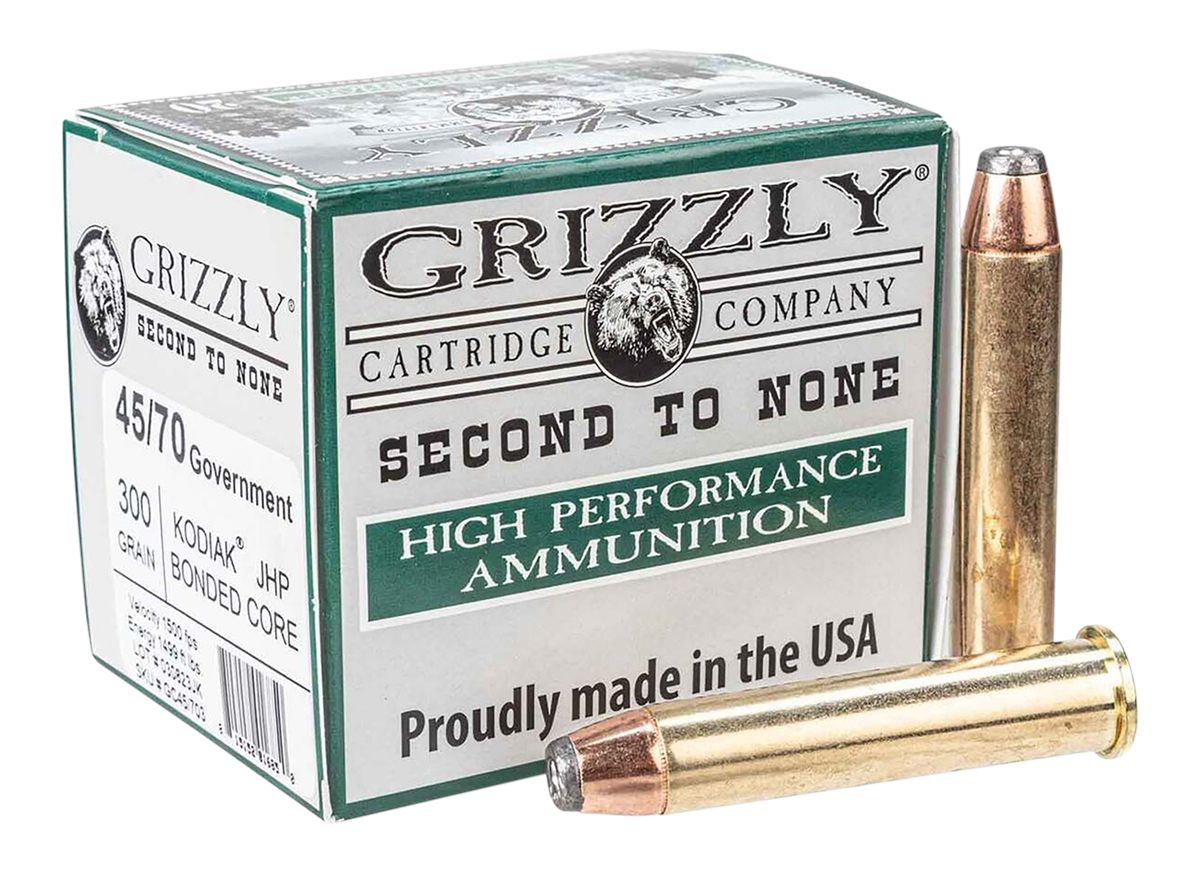 Grizzly Ammo GC45/703 45-70 Gov 300gr Jacketed Hollow Point 20 Per Box/10 C