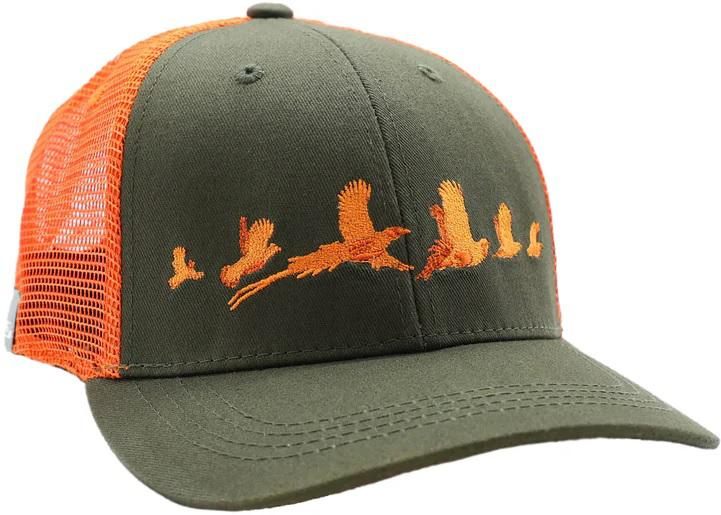 Wild Ryw Upland Game Hat Blaze Orange/green Standard Fit