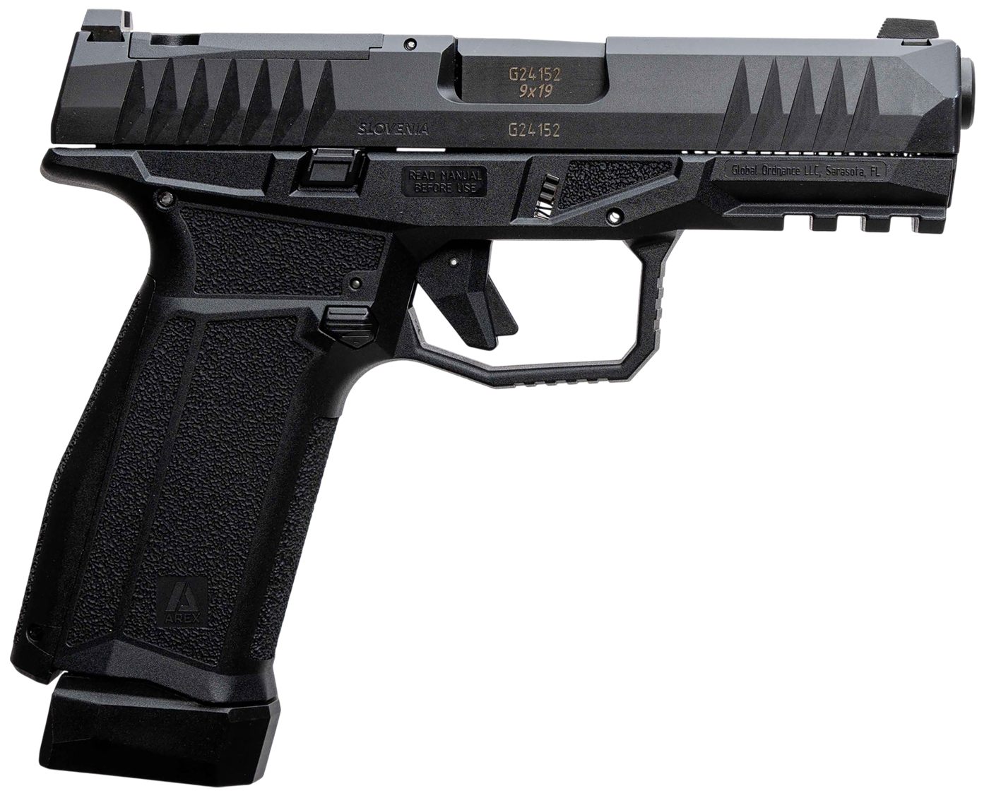 Global Ordnance Arex 815537023954 Delta M Gen2 9mm Luger 17+1 4in Black Bar