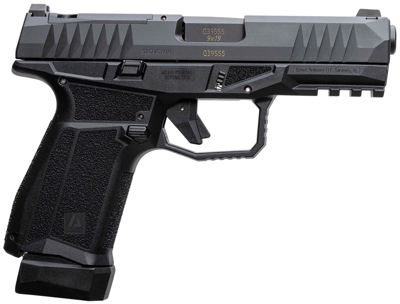 Global Ordnance Arex 815537024074 Delta M Gen2 Compact 9mm Luger 15+1 4in B