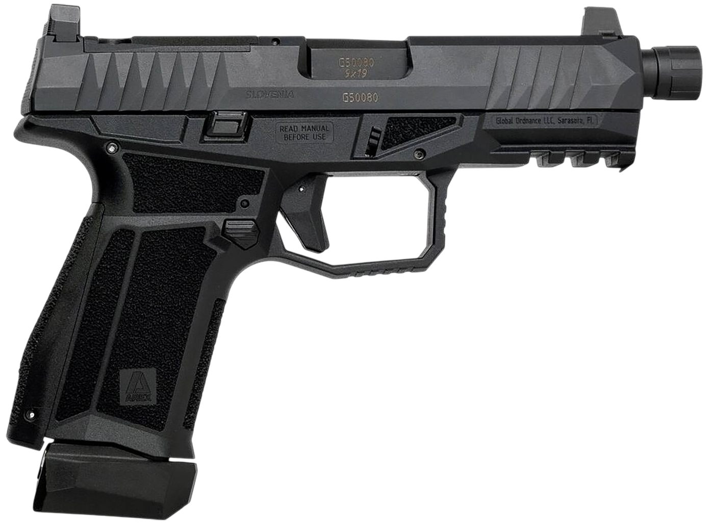 Global Ordnance 815537024791 Delta M Gen2 9mm Luger 15+1 4in Black Threaded