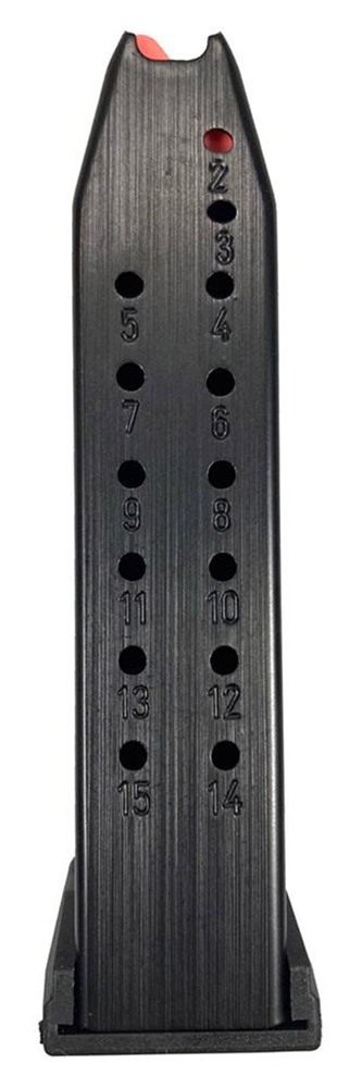 Global Ordnance Arex 815537027716 15rd 9mm Luger Fits Delta M Black/Aluminu view 2