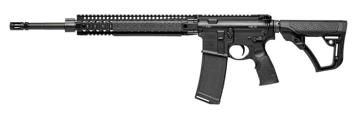 Daniel Defense 0214213175047 DDM4 MK12 SPR 5.56x45mm Nato 18in 20+1 Black H view 2