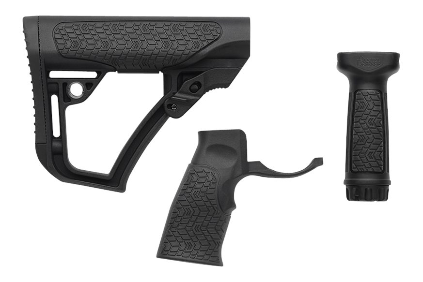 Daniel Defense 2810206145006 Collapsible Buttstock Pistol Grip/Vertical For