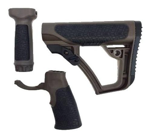 Daniel Defense 2810206145011 Collapsible Buttstock Pistol Grip/Vertical For view 2