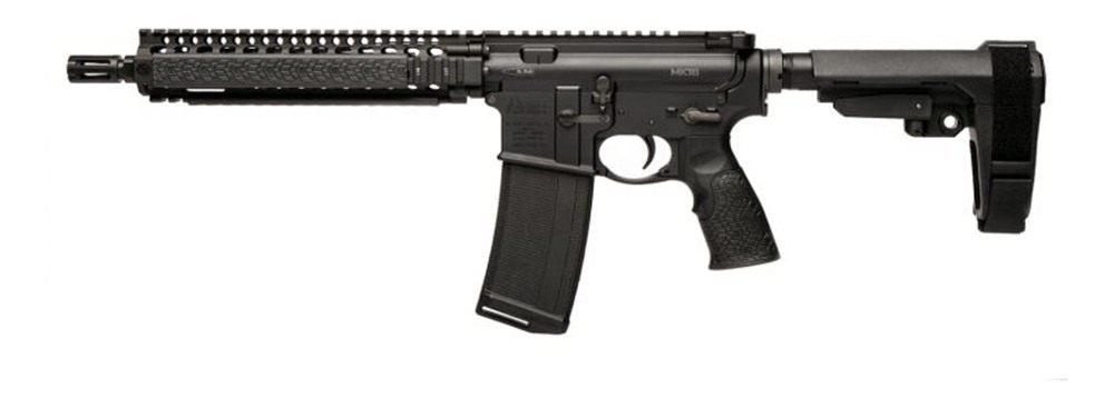Daniel Defense MK18 5.56MM Pistol RIS II Rail Black 10.3in SBA3 1-32RD MAG view 2