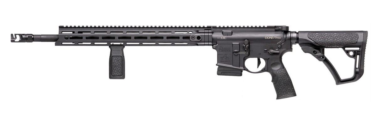 Daniel Defense 0212816541055 DDM4 V7 Pro CA Compliant 5.56x45mm Nato 18in 1 view 2