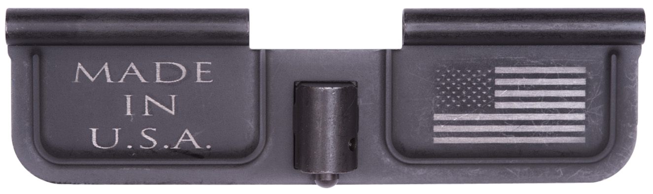 Spikes Tactical SED7002 Ejection Port Door USA/Flag AR-15 Black Phosphate S