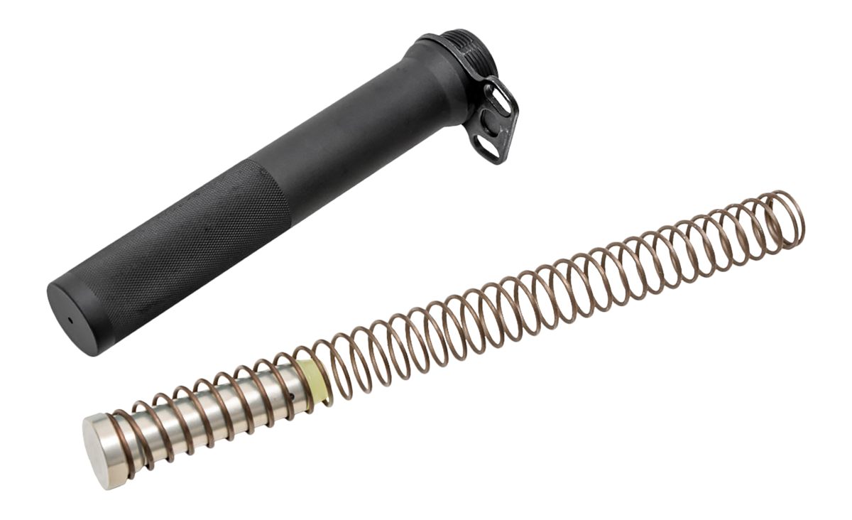 CMMG 55CA65A Receiver Extension Kit Black Buffer Tube, Carbine Ambi Sling M