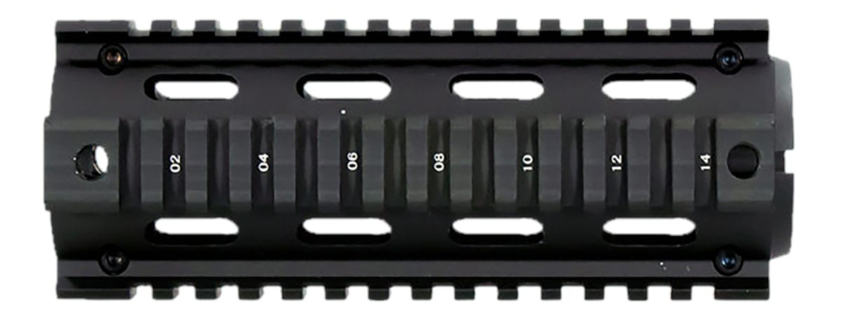 AIM Sports MT021 M4 Handguard 6in Carbine Style Made of Aluminum with Black