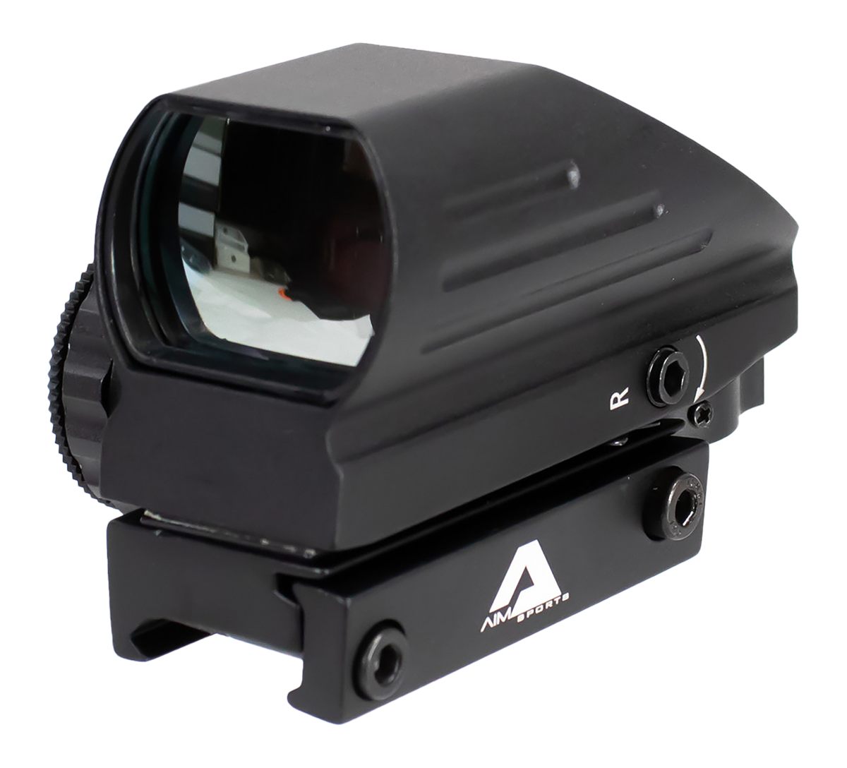 AIM Sports RT406C Reflex 1x 33mm Obj Unlimited Eye Relief 3 MOA Black