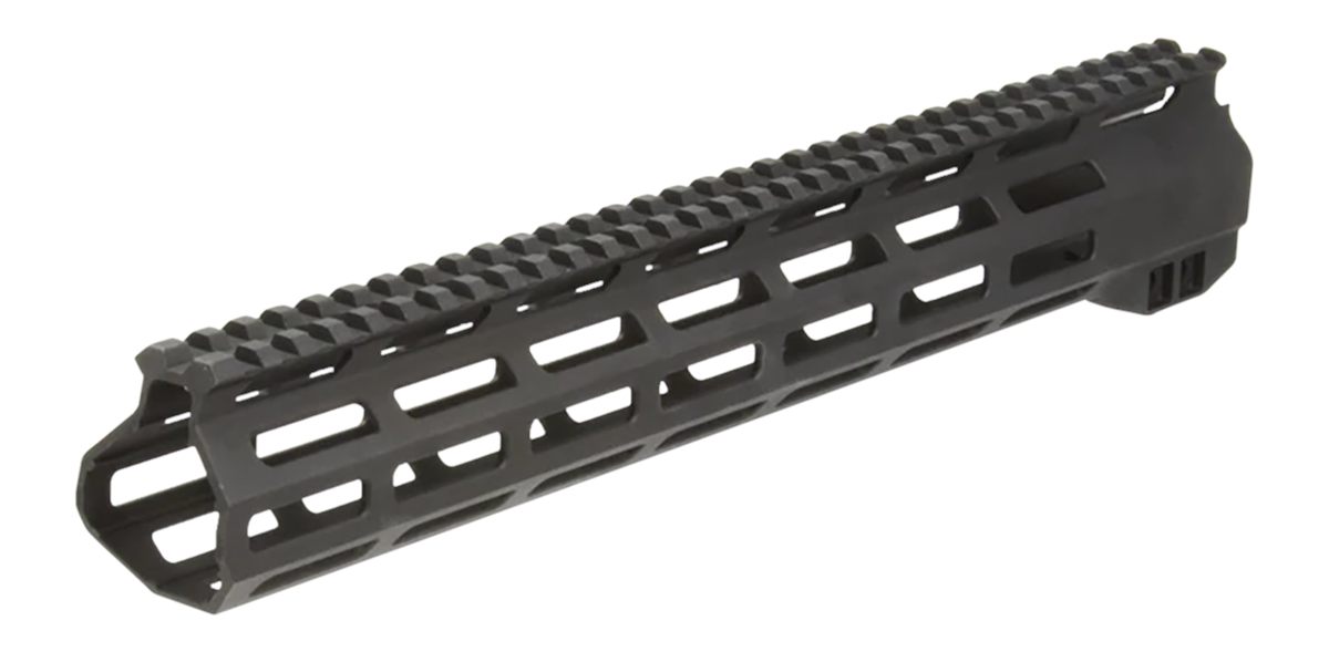 AIM Sports USAS002 Wraith Handguard 13.50in M-LOK Style with Black Anodized