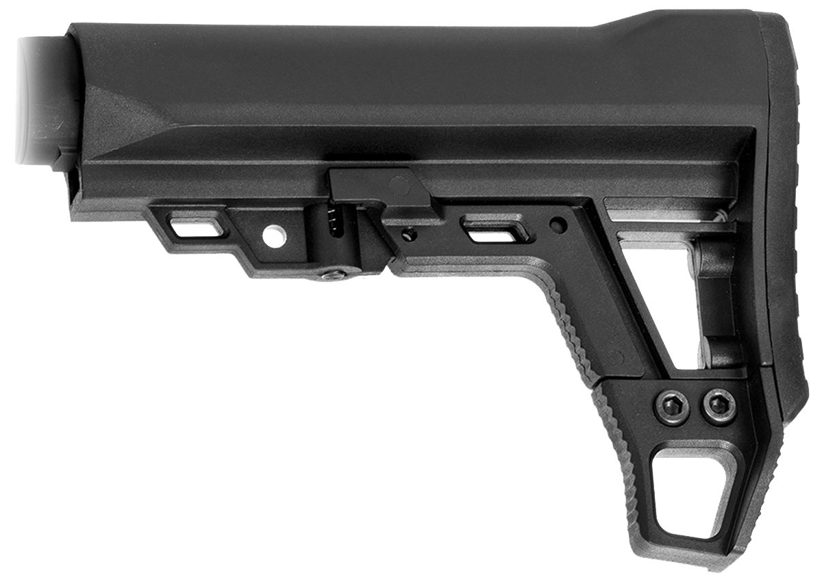 AIM Sports ARAMSO1 Advanced Modular 6 Position Black Synthetic for AR-Platf