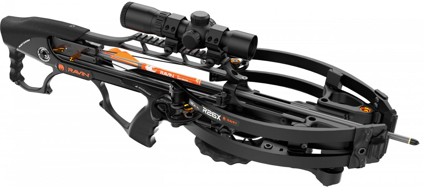 Ravin Crossbows R26x W/3-arrows 400fps Silent Cock Blk view 3