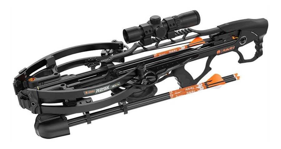 Ravin Crossbows R29X Package with Illum Scope Arrows Draw Handle Black view 3
